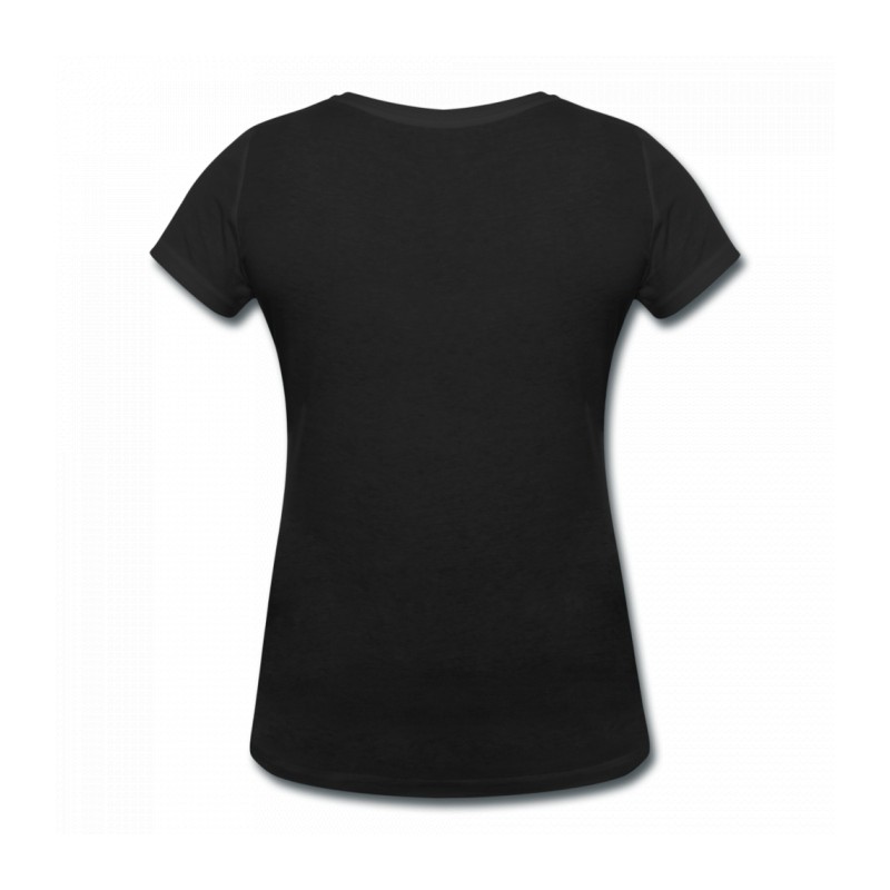 Musta naistenmallinen Pure Waste T-Paita omasta kuvasta